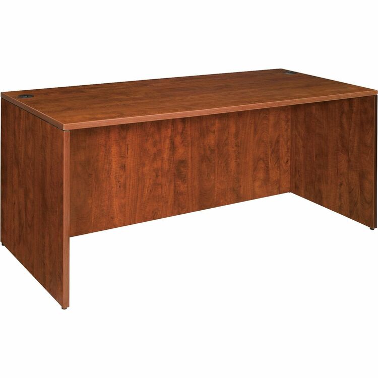 Lorell Desk Shell, 66"x30"x29-1/2", Cherry (LLR69408) Each